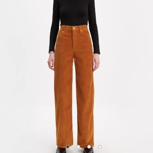 LEVIS RIBCAGE WIDE LEG CORDUROY PANT 24